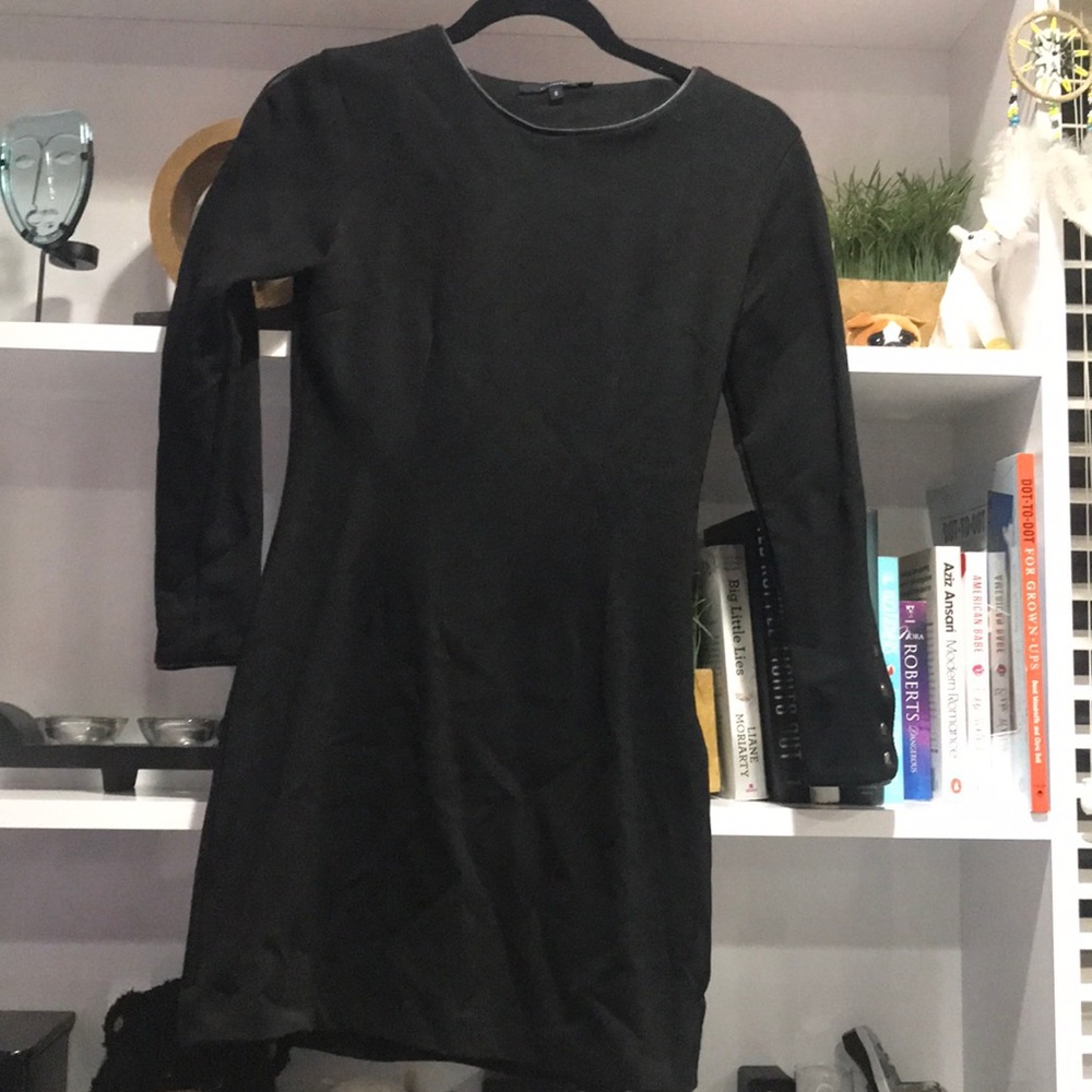 Black tight dress